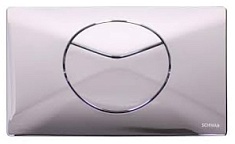 Schwab Кнопка смыва Point Duo матовый хром